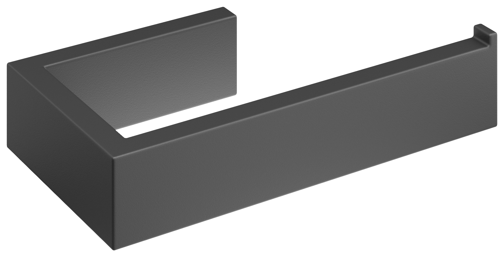 Image of Wickes Square Toilet Roll Holder - Matt Anthracite