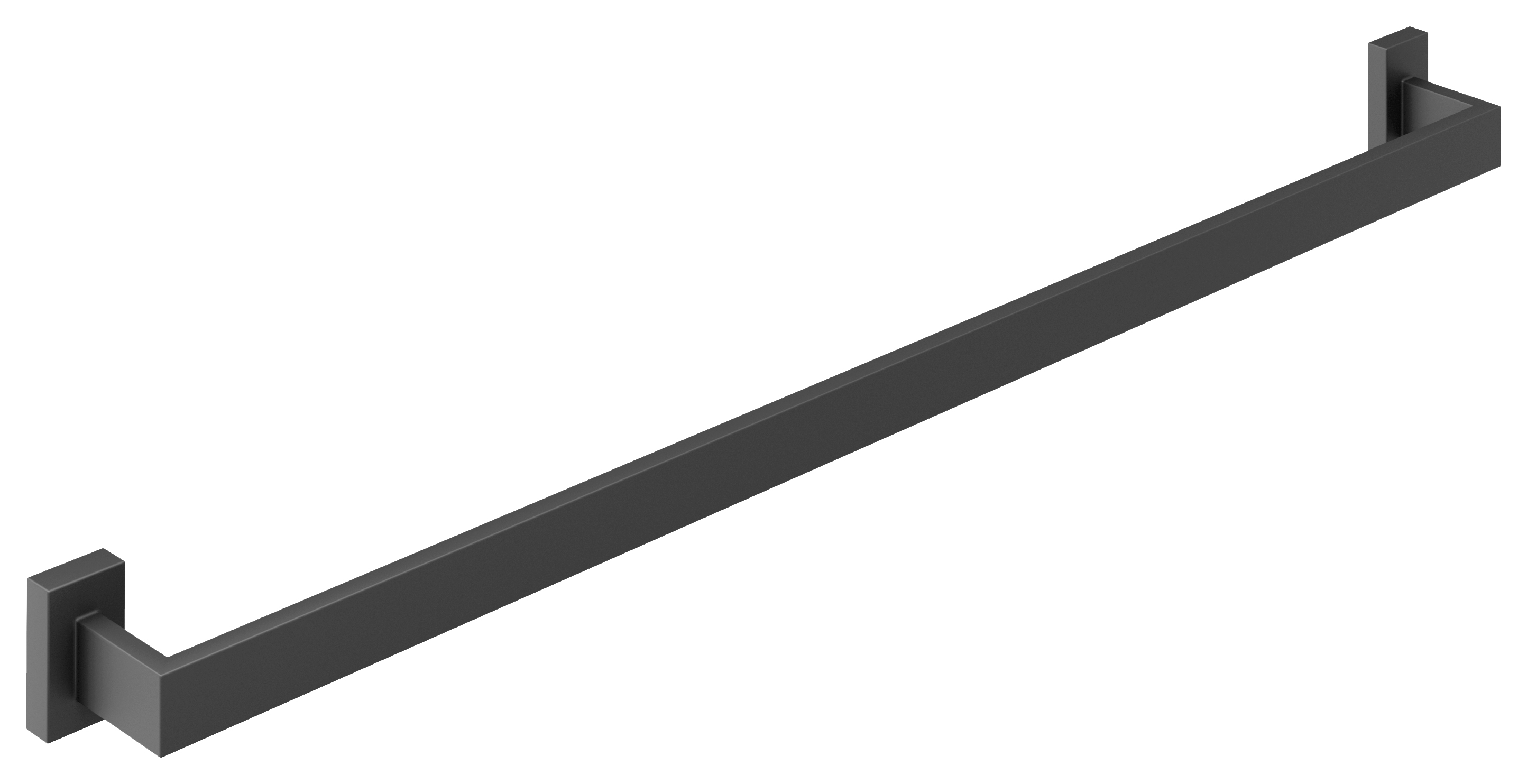 Image of Wickes Single Towel Bar - Matt Anthracite