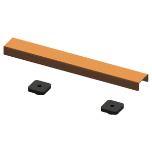 Wickes Linear Brushed Bronze Trap Cover - 300mm