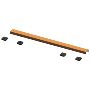 Wickes Linear Brushed Bronze Trap Cover - 600mm