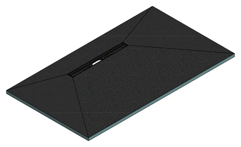 Wickes Linear 30mm Wetroom Shower Tray with 600mm