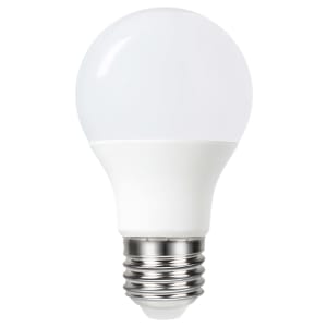 Wickes Non-Dimmable GLS Opal LED E27 8.8W Cool White Light Bulb - Pack of 4