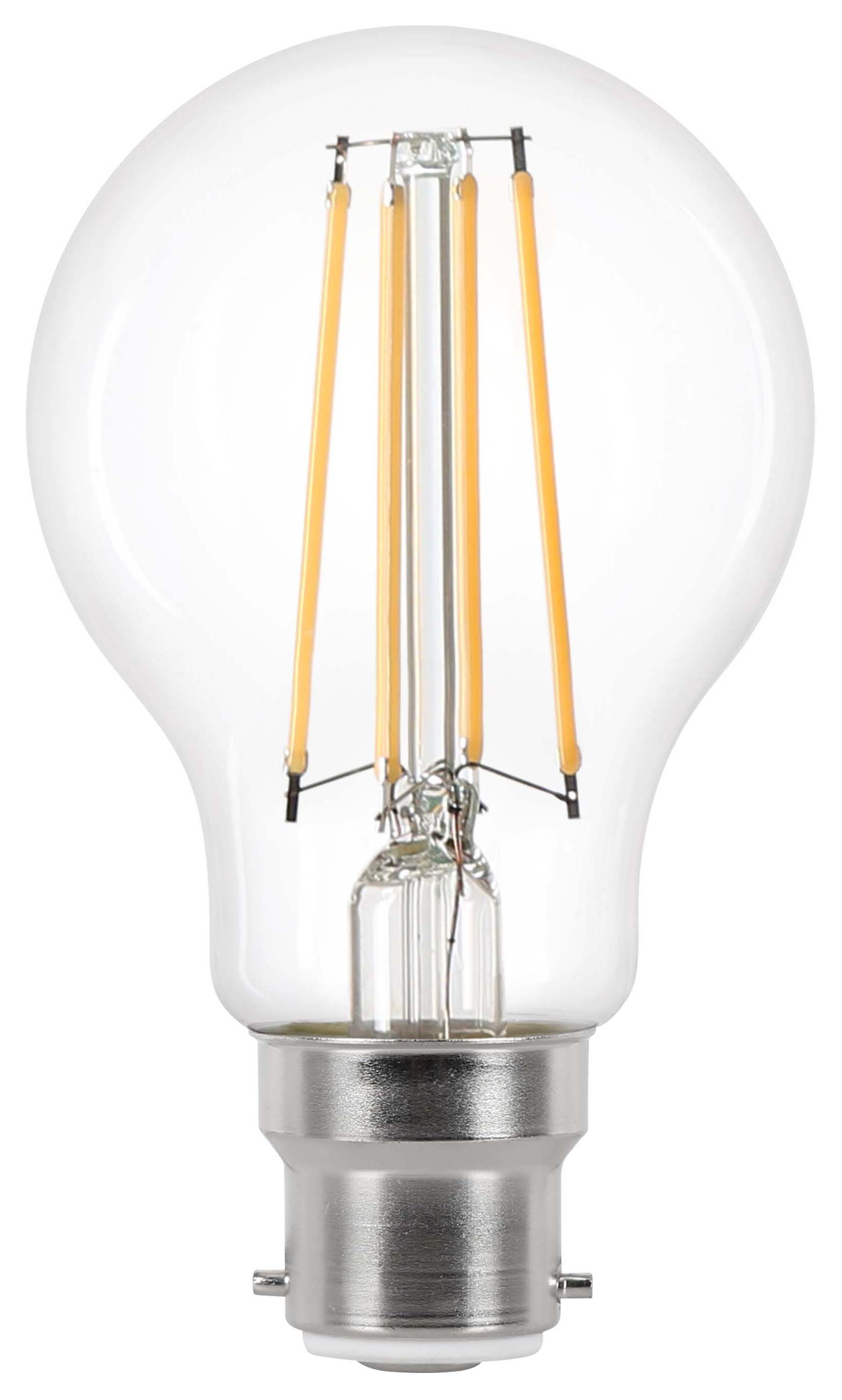 Image of Wickes Non-Dimmable GLS Filament B22 5.9W Warm White Light Bulb