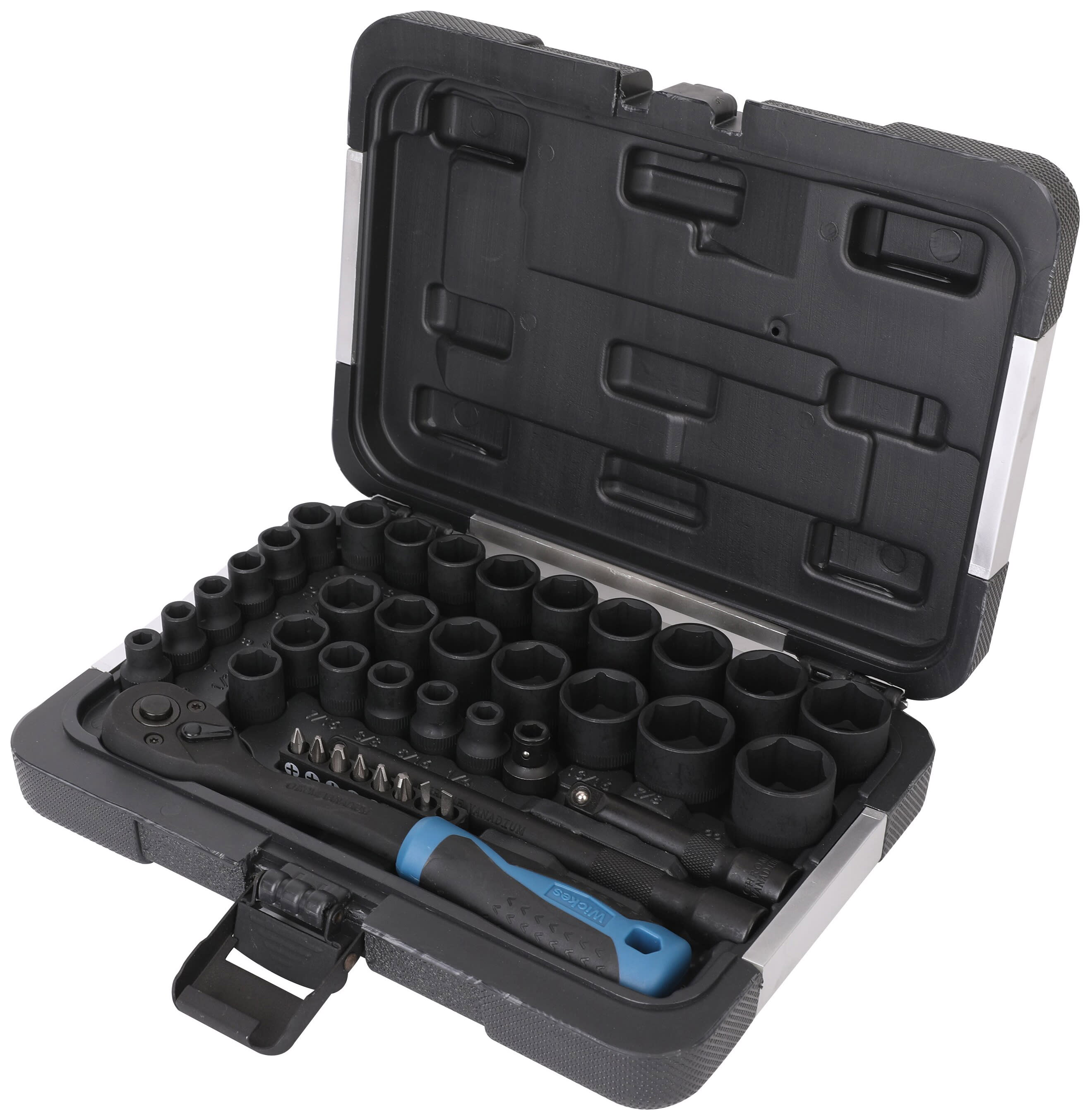 Wickes 40 Piece 3/8in Square Drive Socket Set