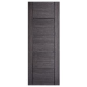 LPD Internal Vancouver 5 Panel Pre-Finished Ash Grey FD30 Fire Door - 1981 mm
