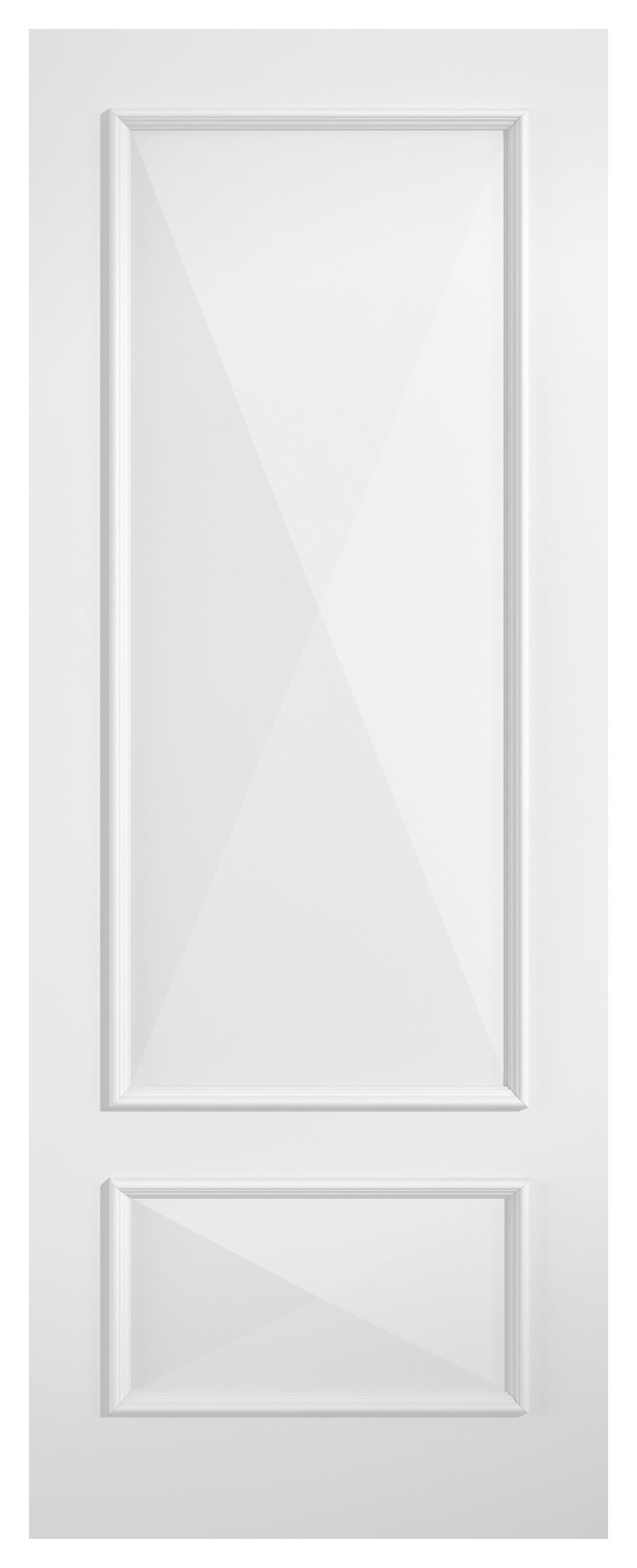 Image of LPD Internal Knightsbridge 2 Panel Primed Plus White FD30 Fire Door - 686 x 1981mm