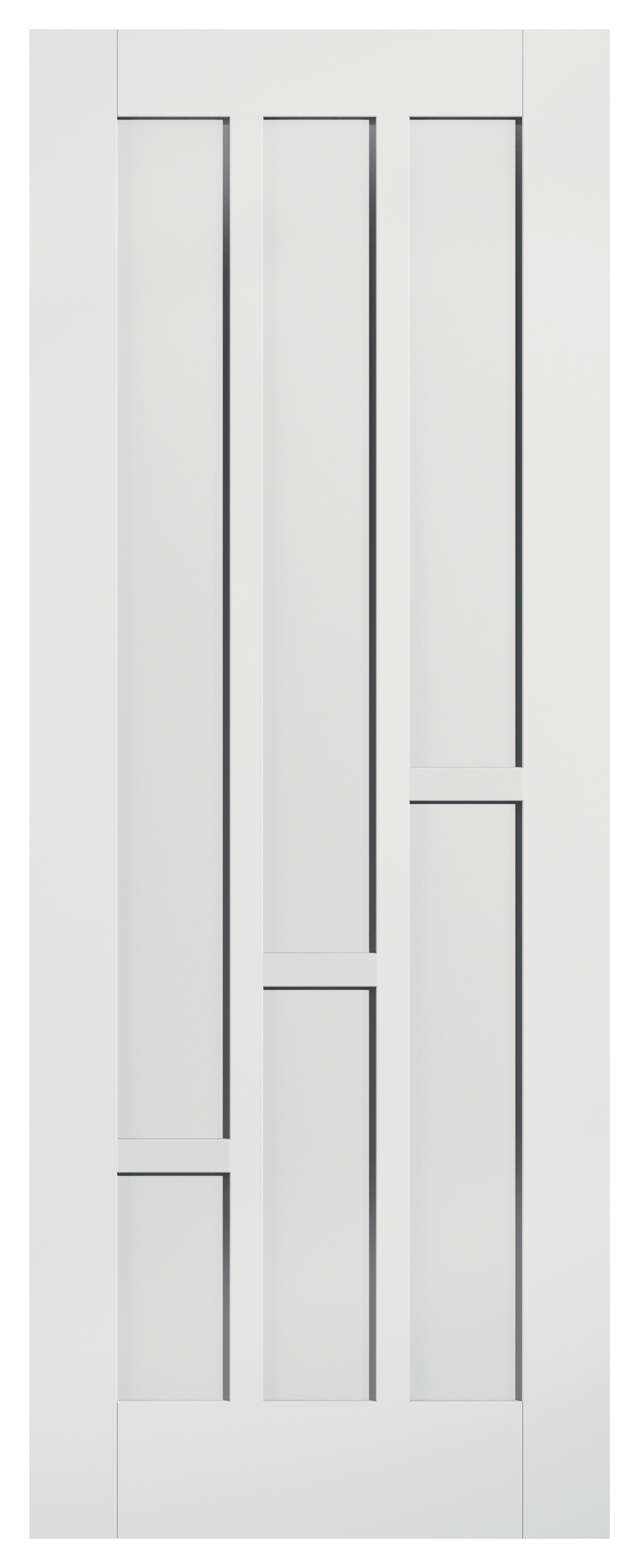 Image of LPD Internal Coventry 6 Panel Primed White FD30 Fire Door - 762 x 1981mm