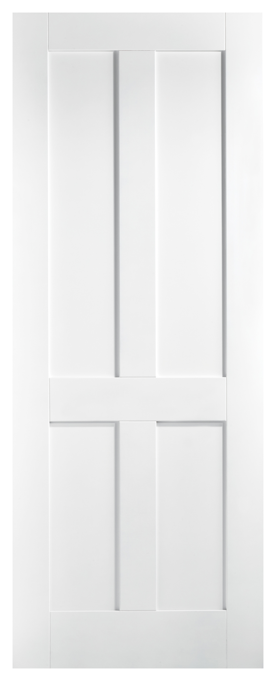 LPD Internal London 4 Panel Primed White FD30 Fire Door - 838 x 1981mm