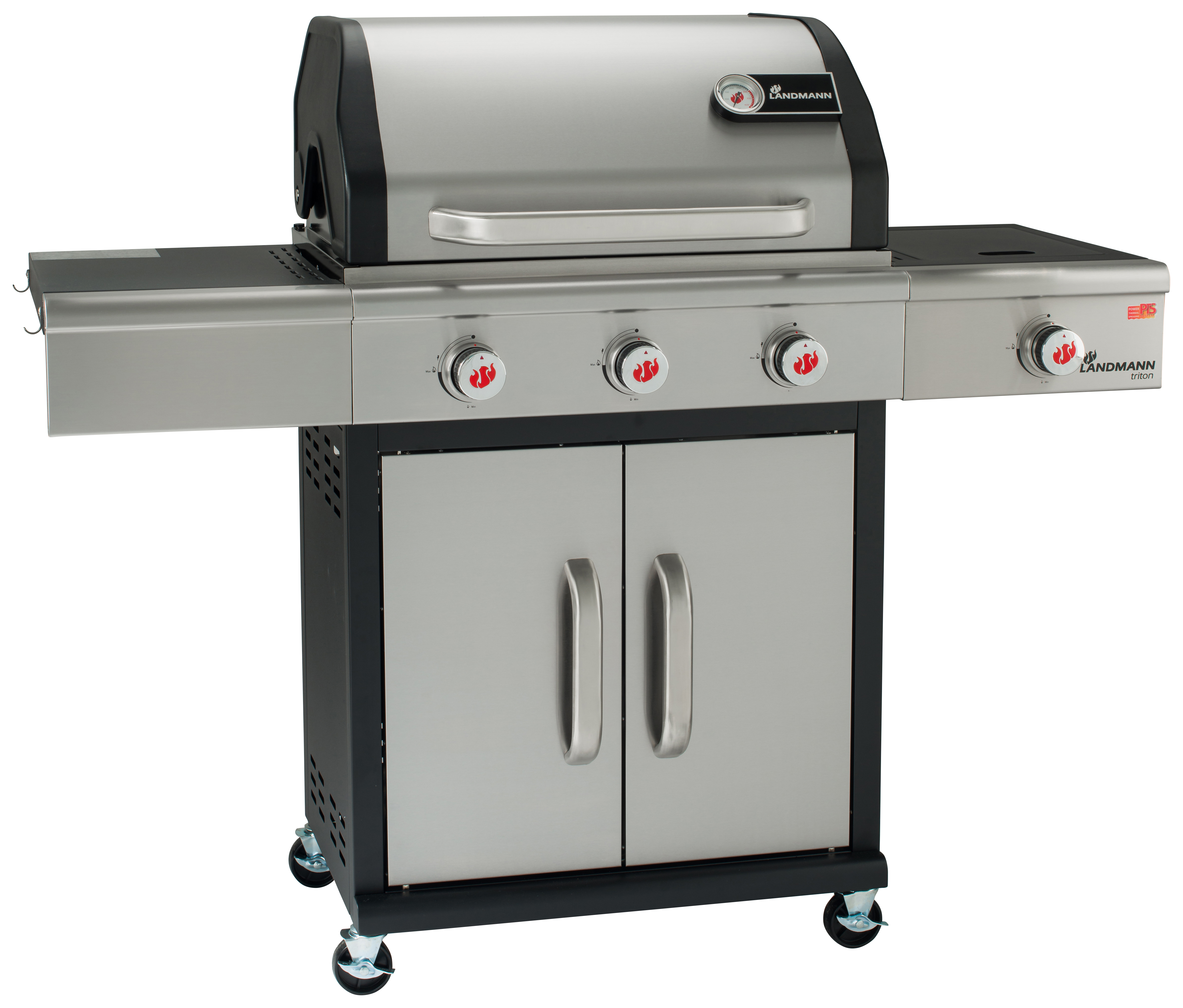 Image of Landmann Triton maxX 3.1 Gas BBQ - Stainless Steel