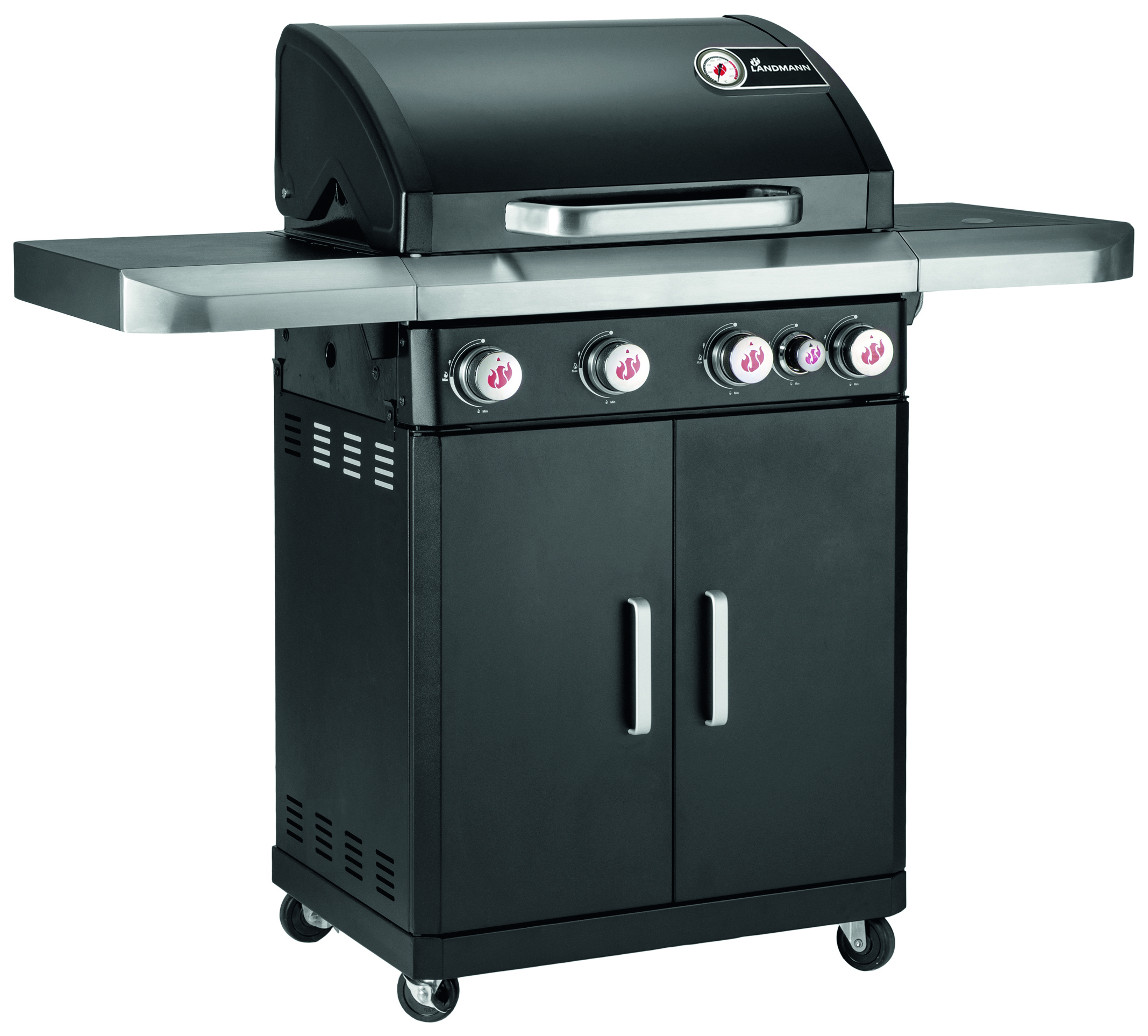 Image of Landmann Rexon cooK 4.1 Gas BBQ - Black