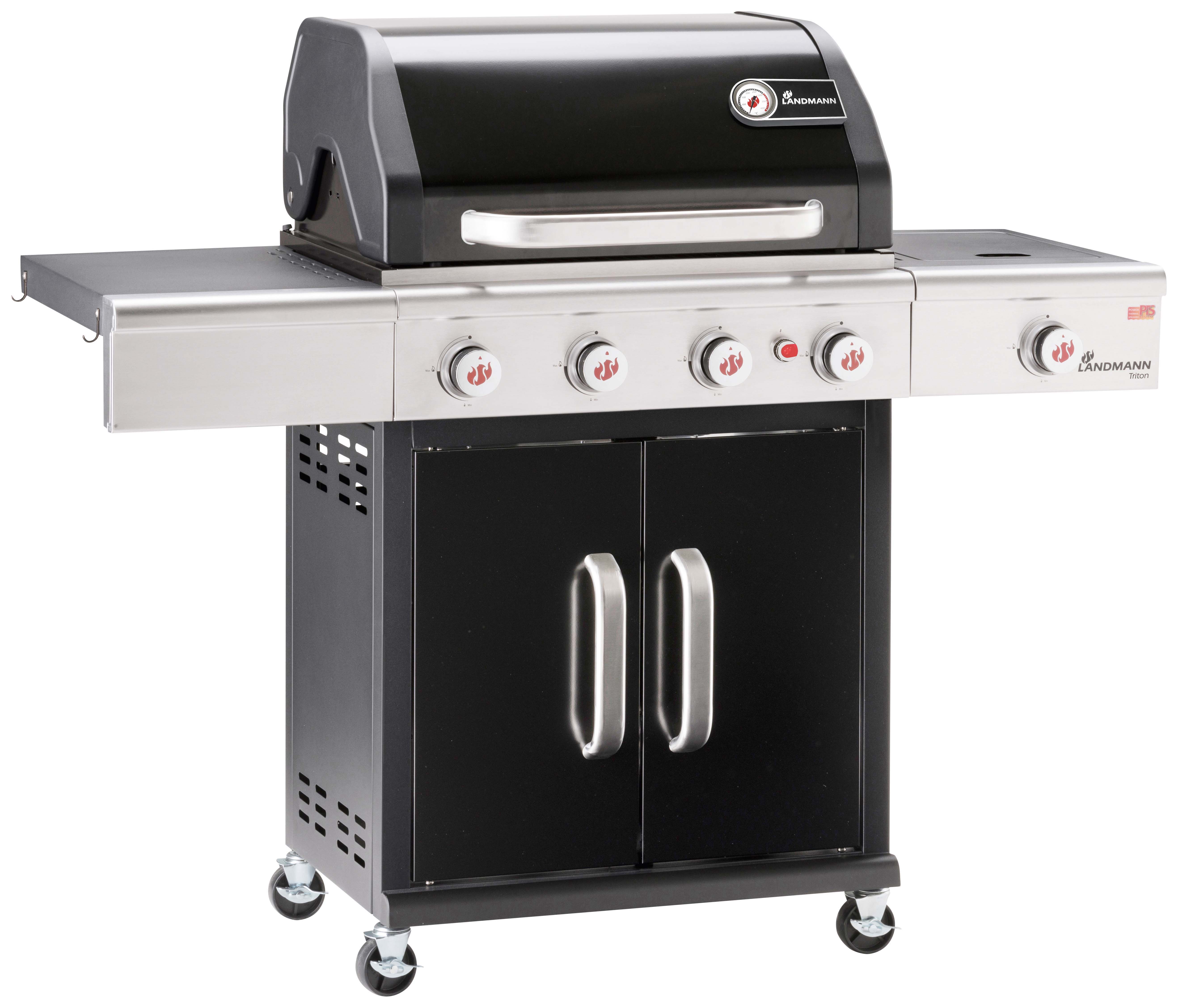Landmann Rexon cooK 3.1 Gas BBQ - Black