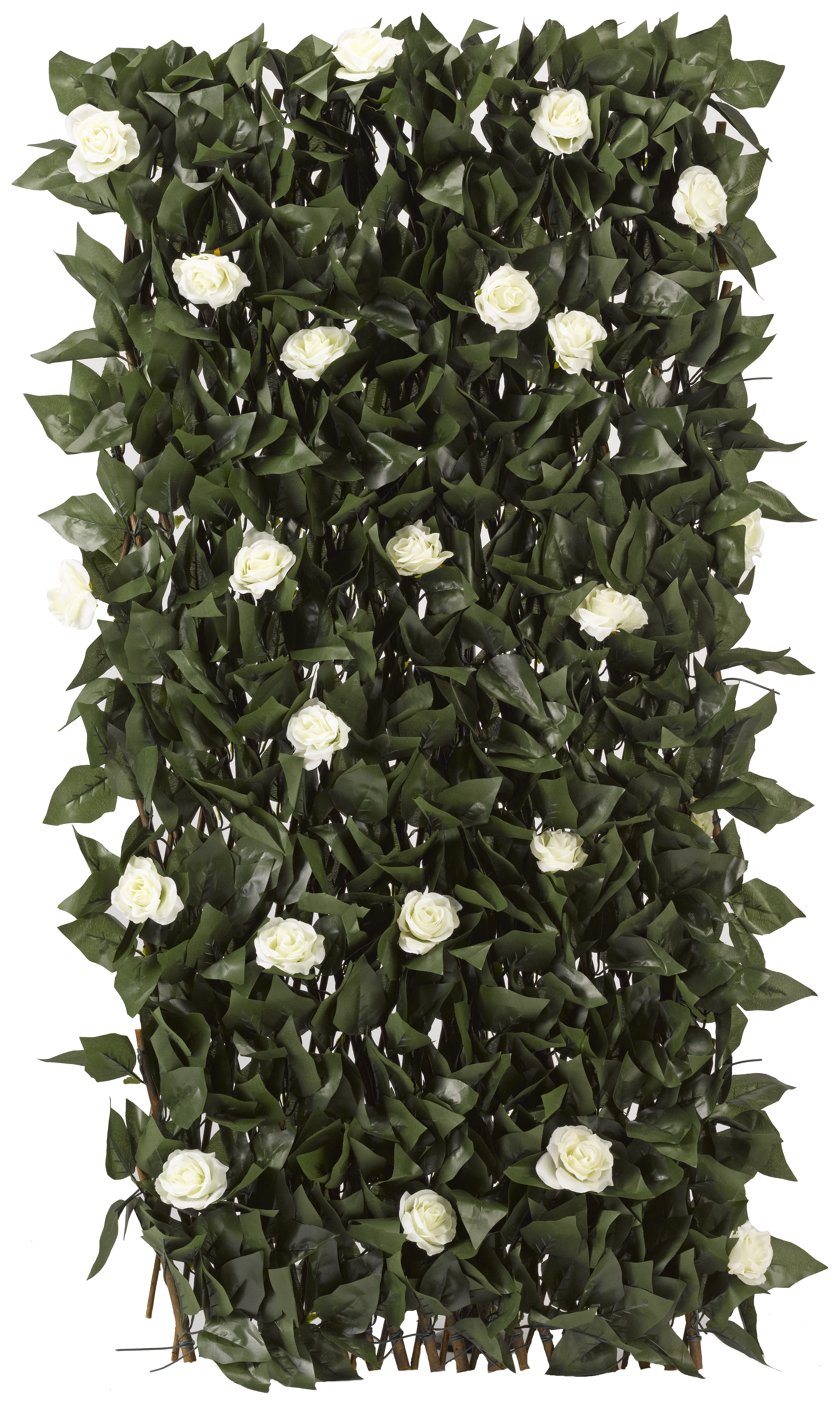 Image of Smart Garden White Bloom Leaf Trellis - 180 x 90cm