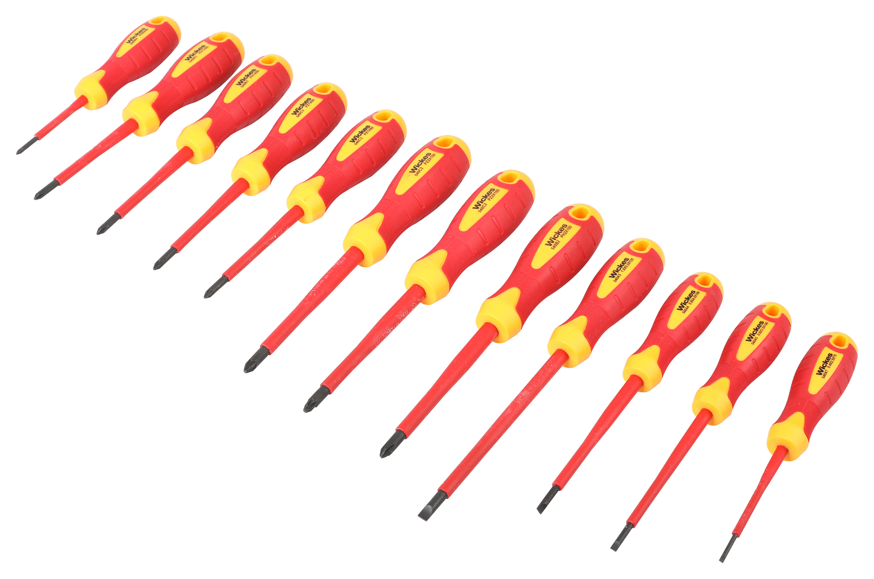 Image of Wickes 12 Piece Insulated VDE Screwdriver Set