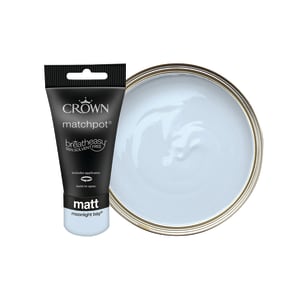 Crown Matt Emulsion Paint - Moonlight Bay Tester Pot - 40ml