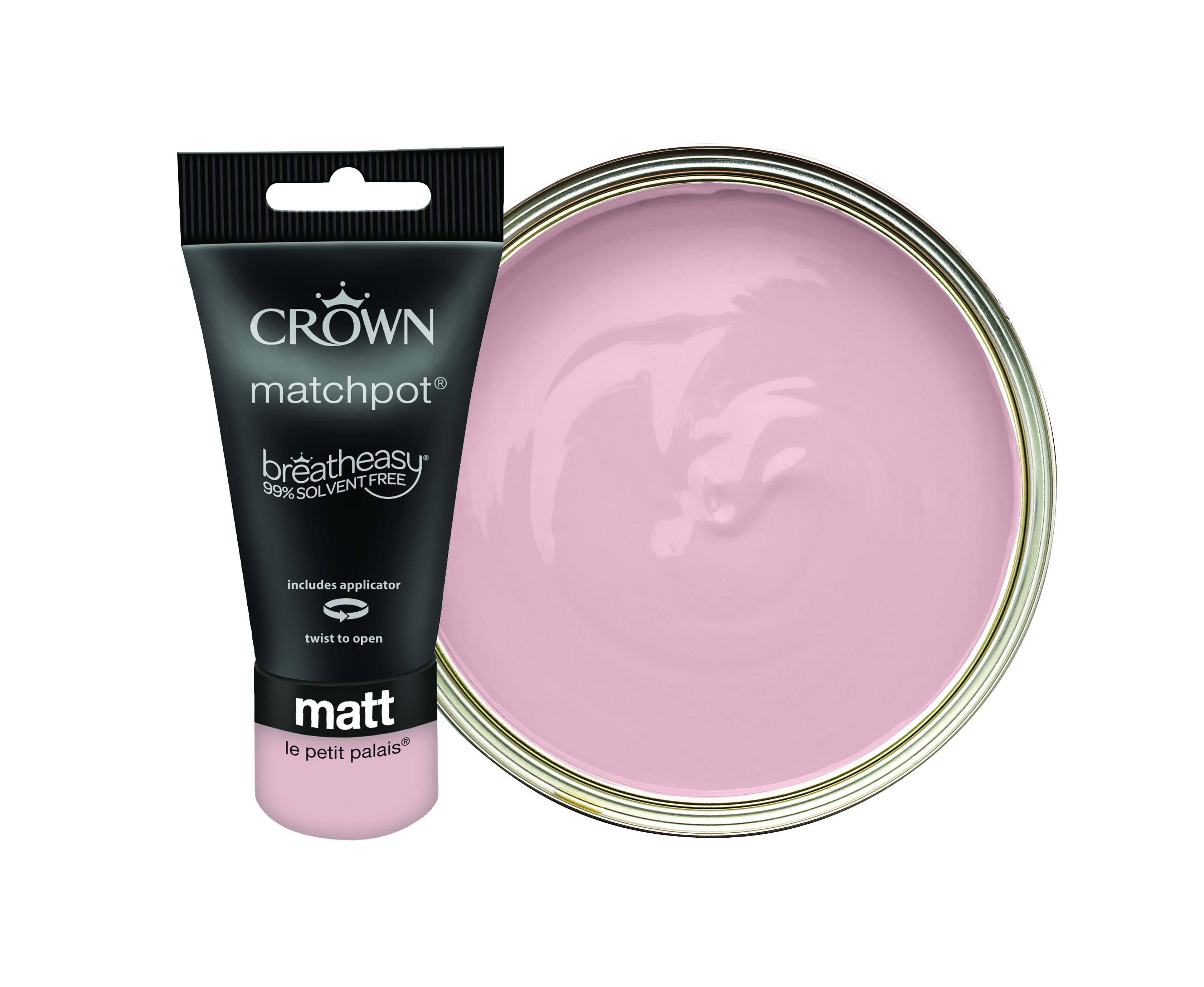 Crown Matt Emulsion Paint Tester Pot - Le Petit Palais - 40ml