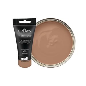 Image of Crown Matt Emulsion Paint - Saddle Stitch Tester Pot - 40ml