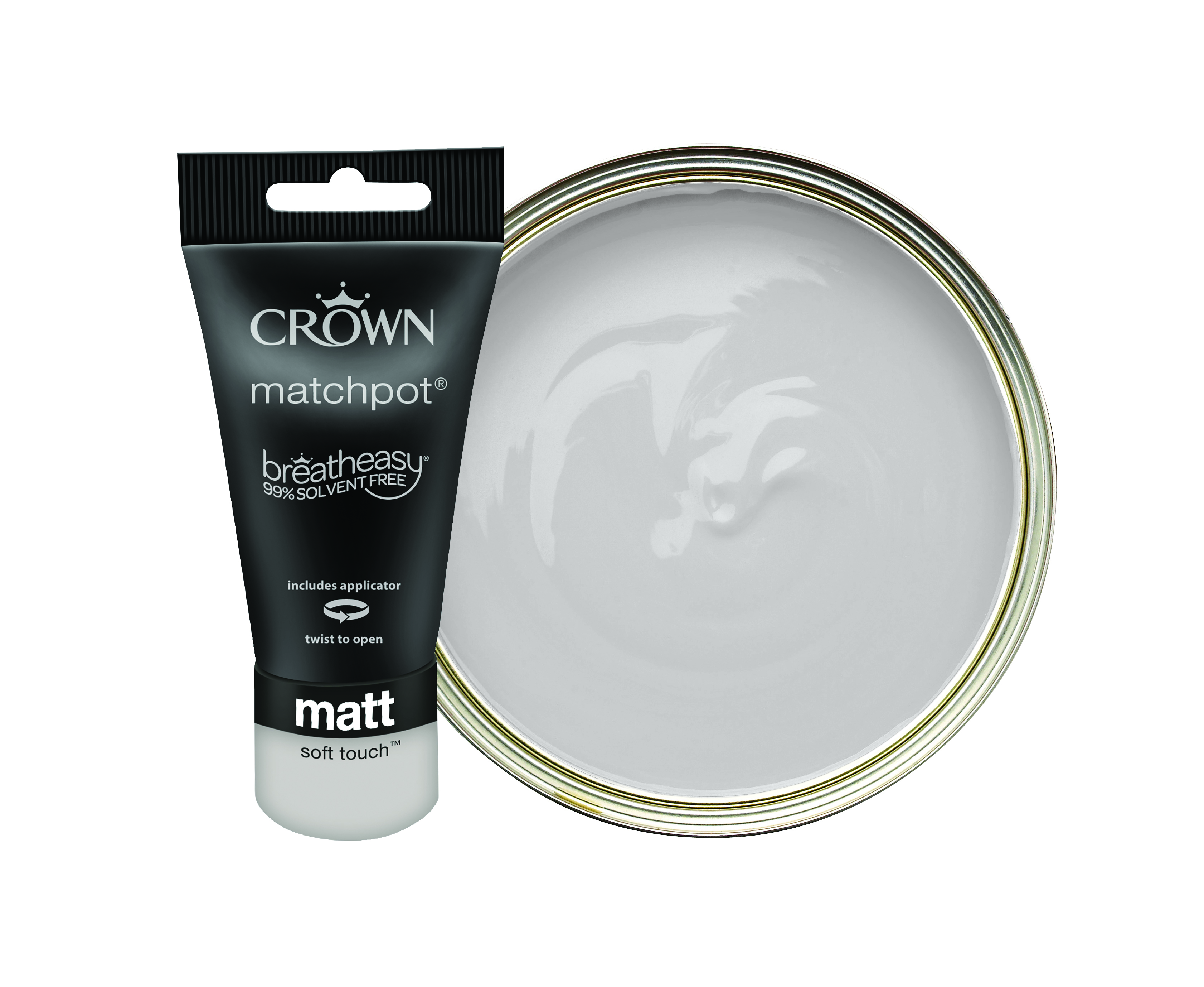 Image of Crown Matt Emulsion Paint - Soft Touch Tester Pot - 40ml