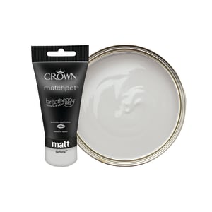 Crown Matt Emulsion Paint - Taffeta Tester Pot - 40ml
