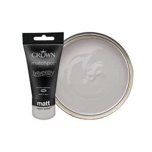 Image of Crown Matt Emulsion Paint - Warm Winter Tester Pot - 40ml