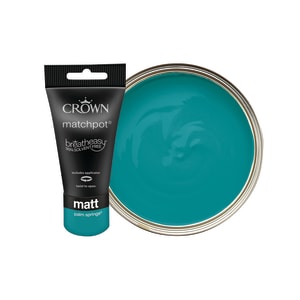 Crown Matt Emulsion Paint - Palm Springs Tester Pot - 40ml