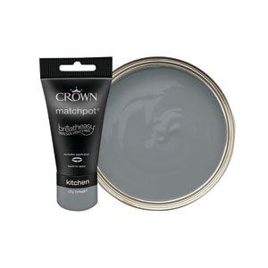 Crown Easyclean Matt Emulsion Kitchen Paint - City Break Tester Pot - 40ml