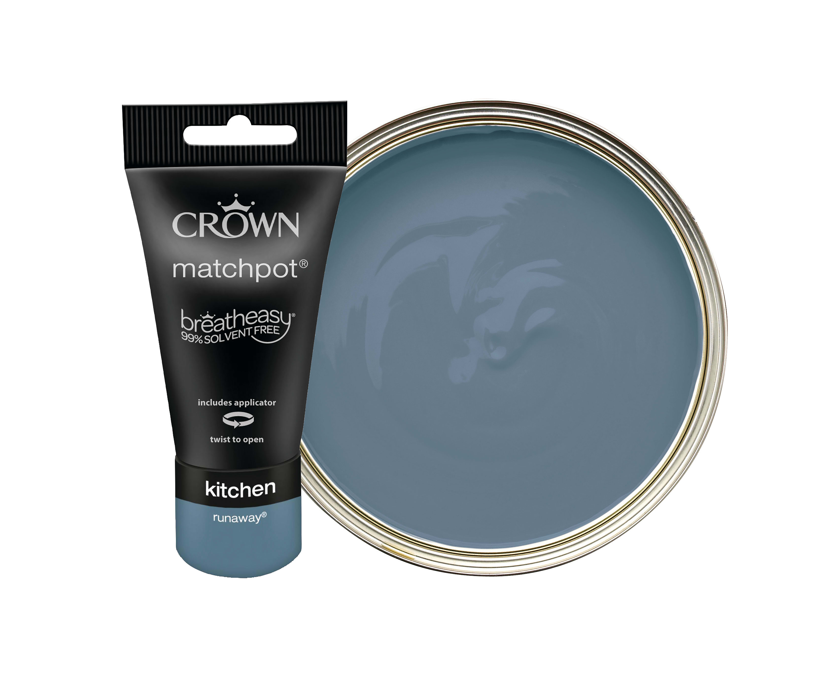 Crown Easyclean Matt Emulsion Kitchen Paint Tester Pot