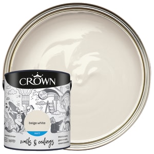 Crown Matt Emulsion Paint - Beige White - 2.5L