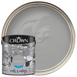 Crown Matt Emulsion Paint - Granite Dust - 2.5L