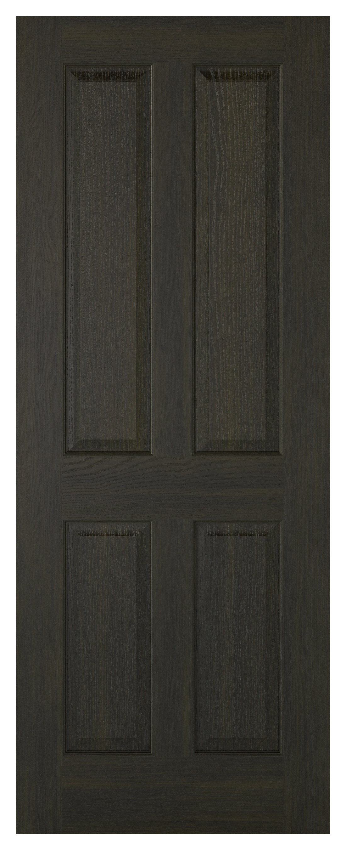 LPD Internal Regency 4 Panel Pre-Finished Smoked Oak Solid Core Door - 762 x 1981mm