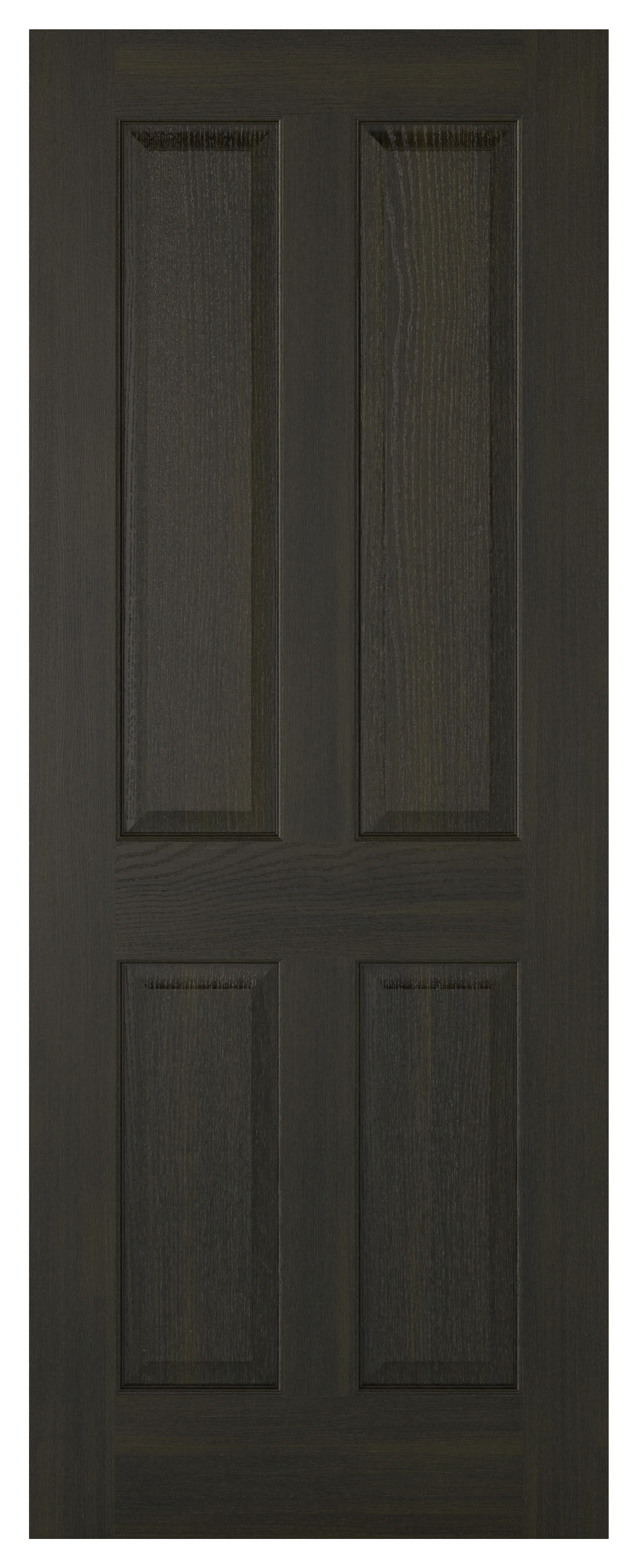 LPD Internal Regency 4 Panel Pre-Finished Smoked Solid Oak Core Door ...