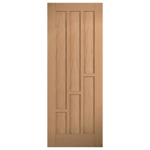 LPD Internal Coventry Unfinished Oak Door - 2032mm