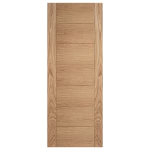 LPD Internal Carini 7 Panel Unfinished Oak Door - 2040mm