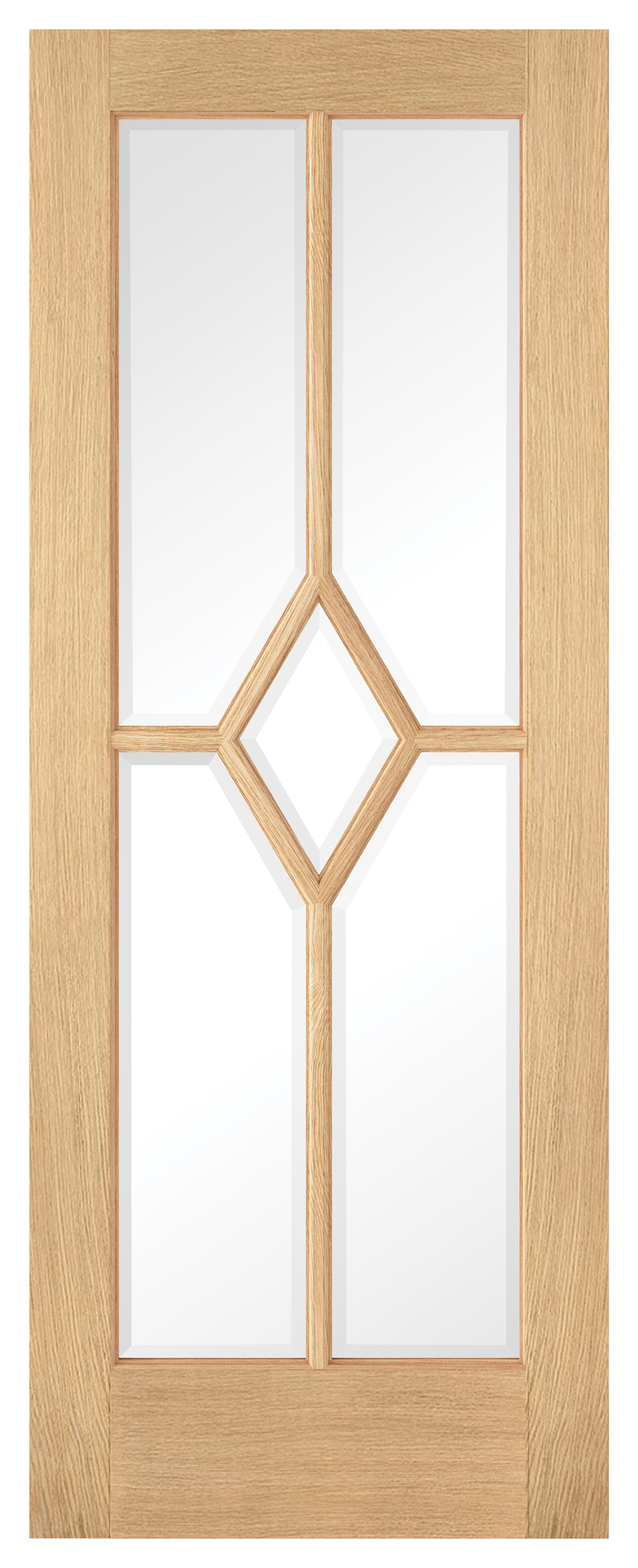 LPD Internal Reims Clear Glazed Pre-finished Oak Door