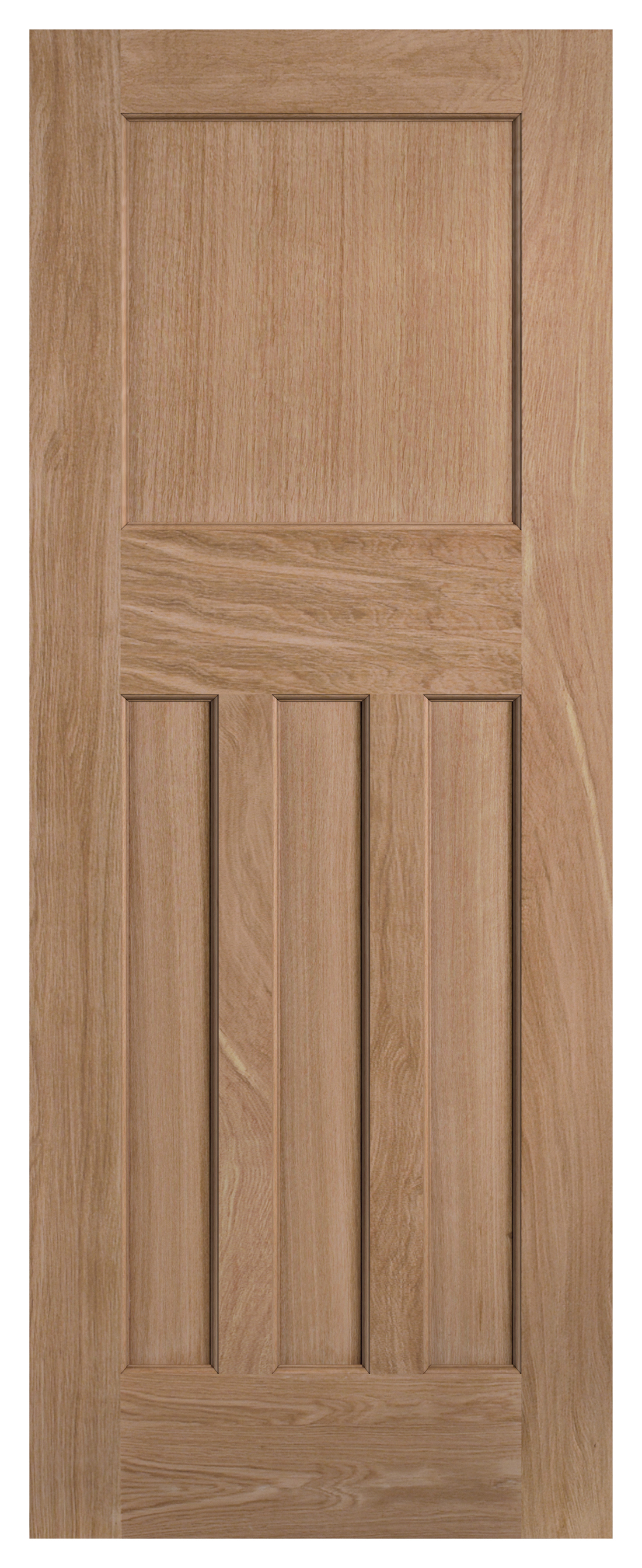 LPD Internal DX 30s Unfinished Oak Solid Core Door - 610 x 1981mm