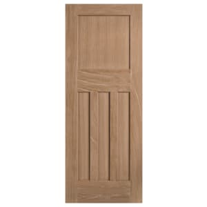 LPD Internal DX 30s Unfinished Oak Door - 2040mm