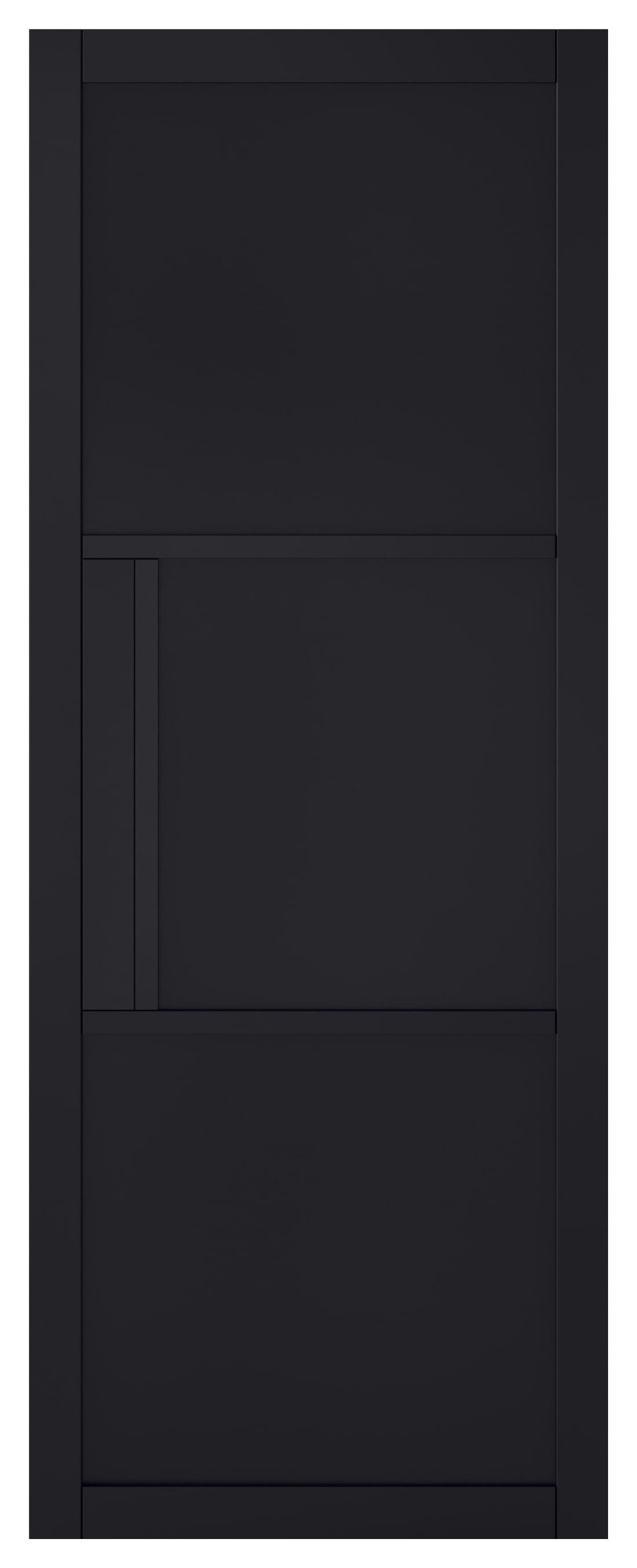 LPD Internal Tribeca 3 Panel Primed Plus Black
