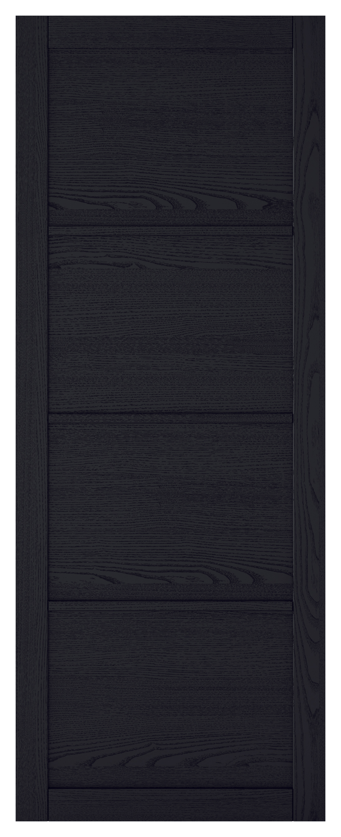 Image of LPD Internal Soho 4 Panel Pre-Finished Dark Charcoal Solid Core Door - 686 x 1981mm