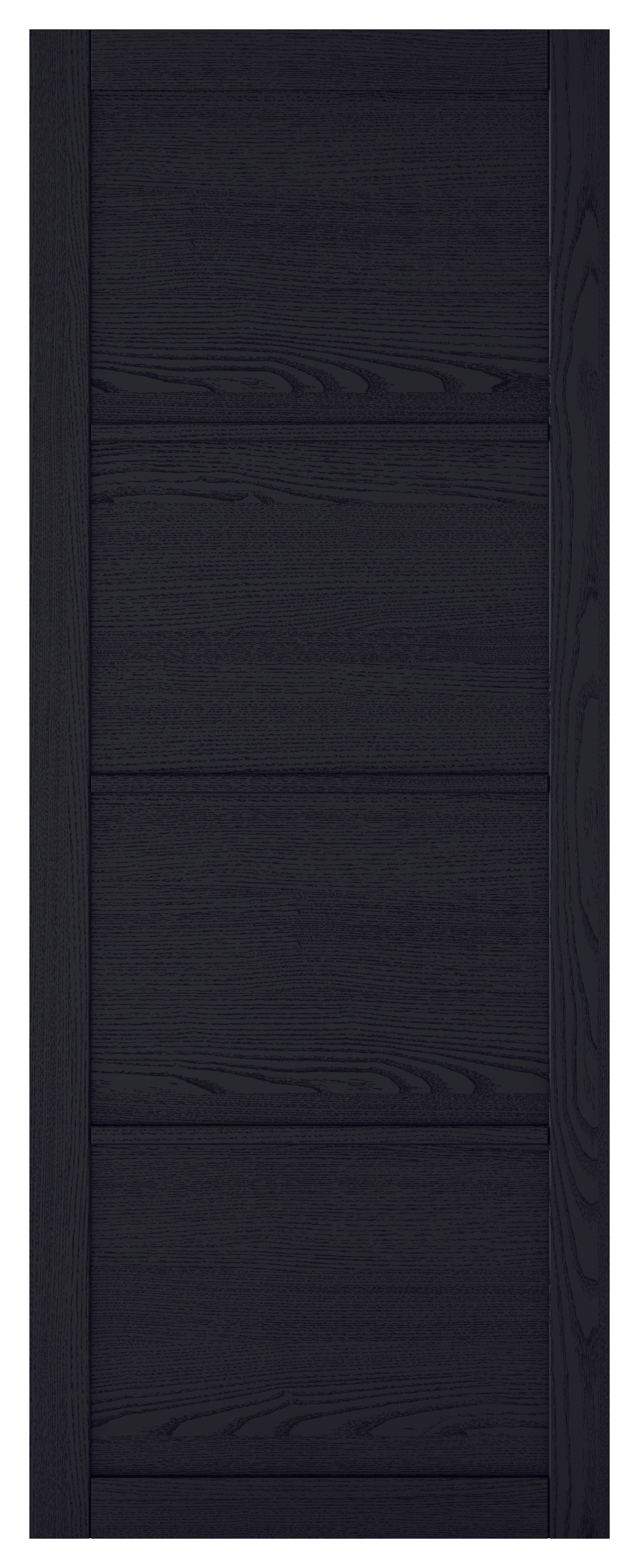 Image of LPD Internal Soho 4 Panel Pre-Finished Dark Charcoal Solid Core Door - 838 x 1981mm