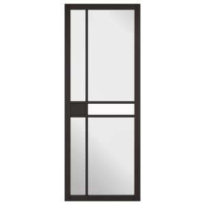 Image of LPD Internal Greenwich 5 Lite Primed Black Solid Core Door - 686 x 1981mm