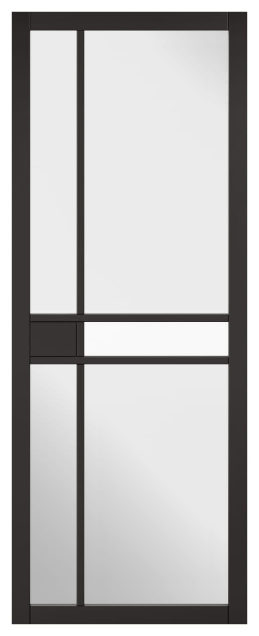 LPD Internal Greenwich Primed Black Door - 2040mm