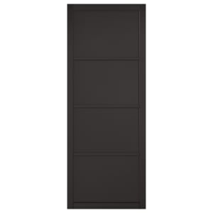 Image of LPD Internal Soho 4 Panel Primed Black Solid Core Door - 838 x 1981mm