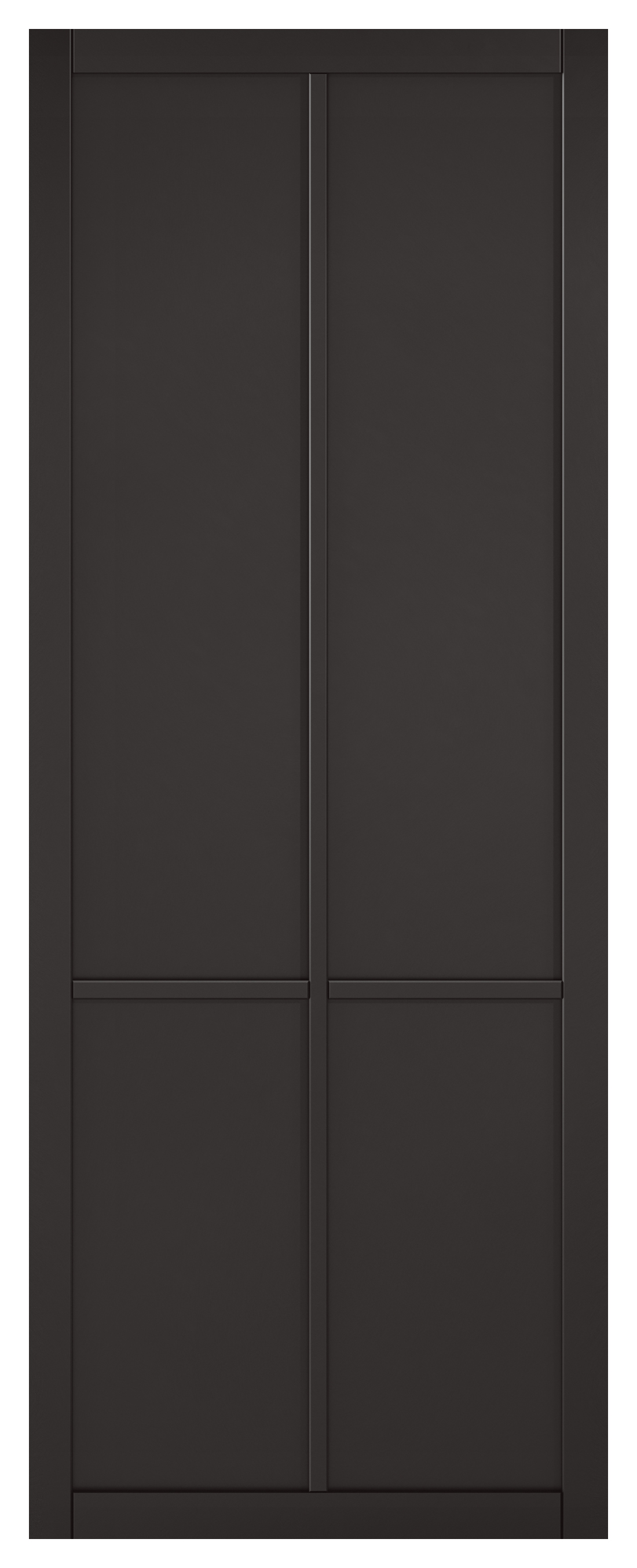 Image of LPD Internal Liberty 4 Panel Primed Black Solid Core Door - 686 x 1981mm