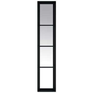 LPD Internal Soho Demi Panel Primed Black Door - 1981mm
