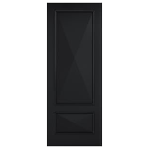 LPD Internal Knightsbridge 2 Panel Primed Plus Black Door - 1981mm