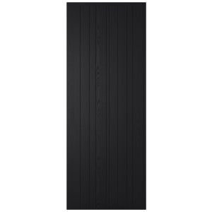 Image of LPD Internal Montreal Pre-Finished Dark Charcoal Solid Core Door - 838 x 1981mm