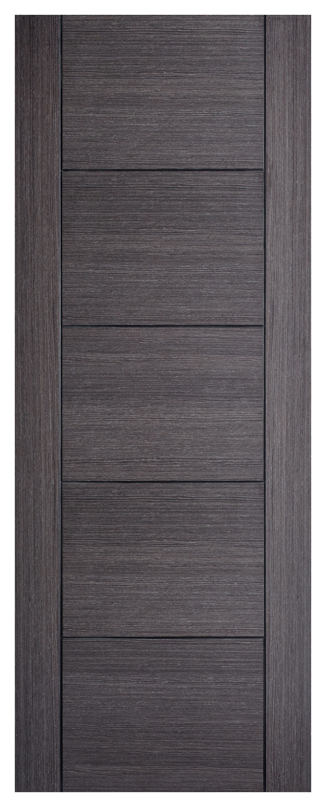 LPD Internal Vancouver 5 Panel Pre-Finished Ash Grey Solid Core Door - 610 x 1981mm