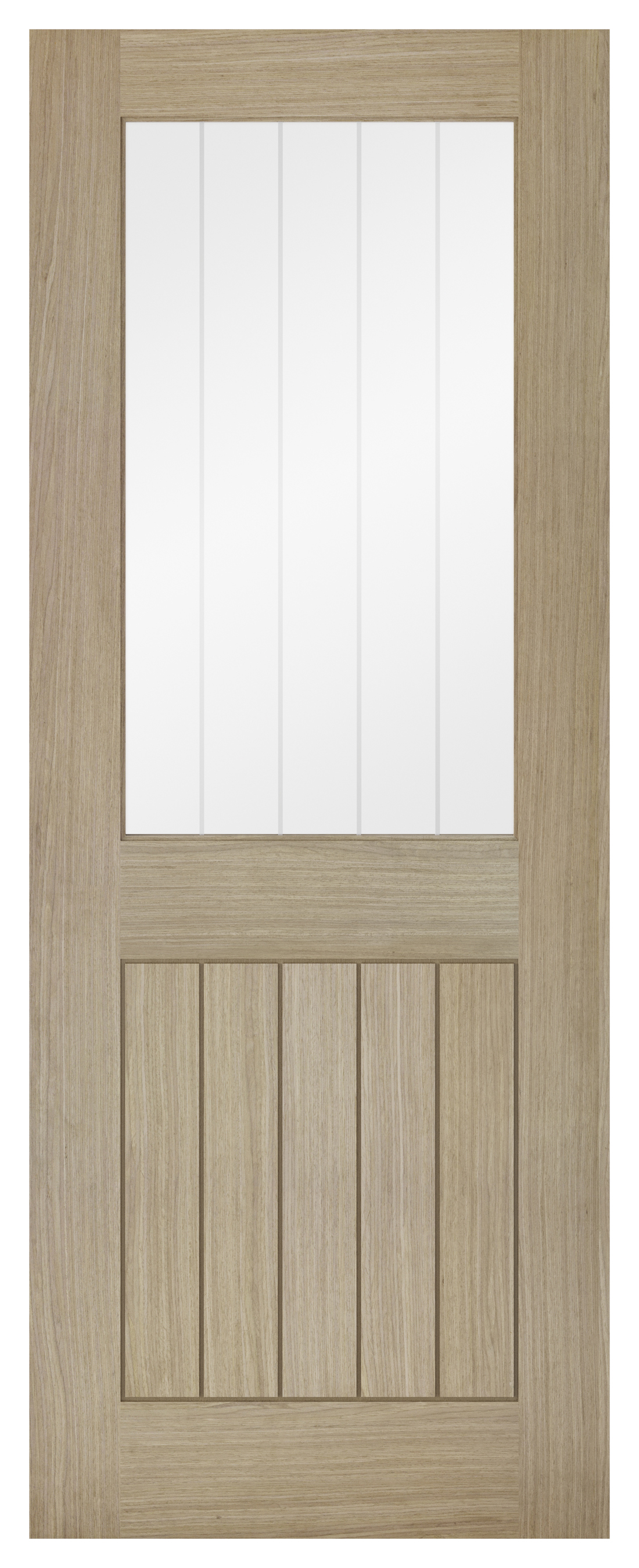 Image of LPD Internal Belize 1 Lite Pre-Finished Light Grey Solid Core Door - 610 x 1981mm