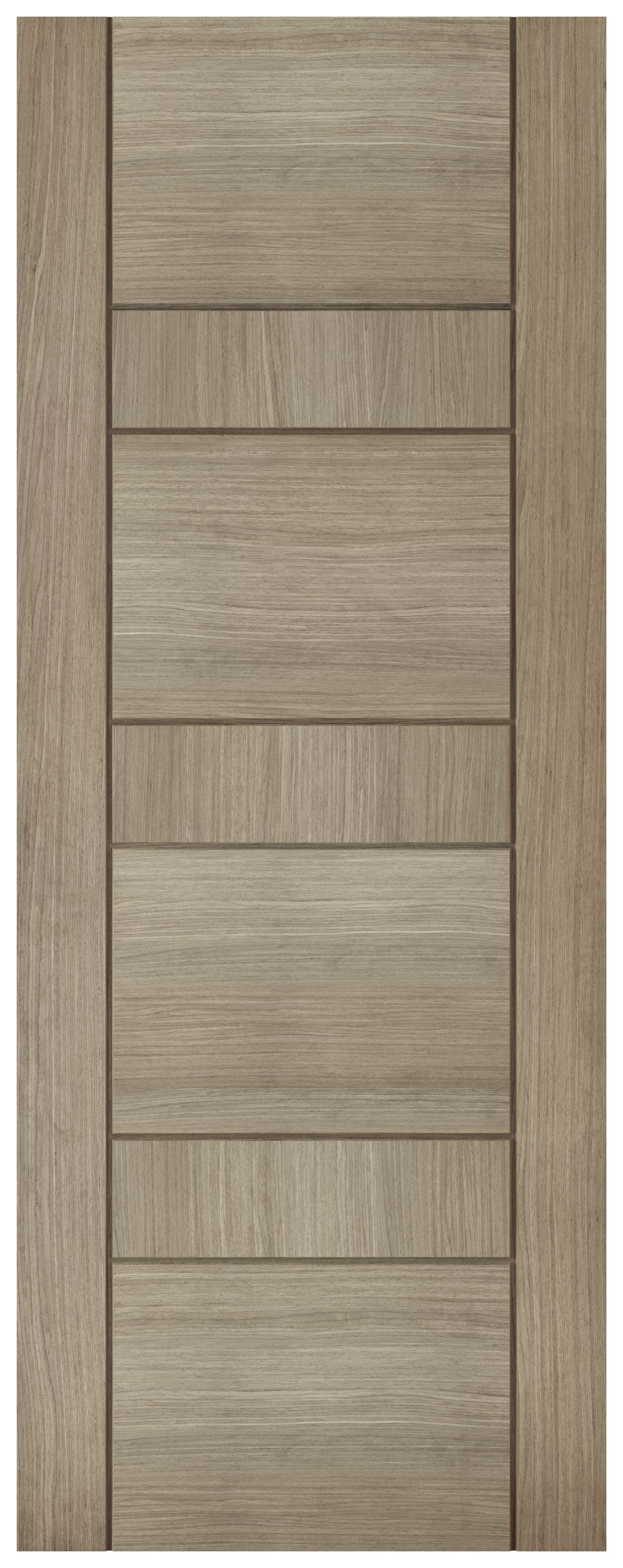 LPD Internal Edmonton Pre-Finished Light Grey Solid Core Door - 610 x 1981mm