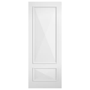 Image of LPD Internal Knightsbridge 2 Panel Primed Plus White Solid Core Door - 838 x 1981mm