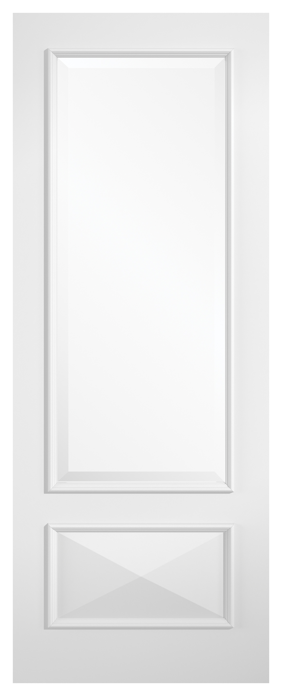 Image of LPD Internal Knightsbridge 1 Panel Primed Plus White Solid Core Door - 762 x 1981mm